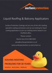 Liquid Roofing & Balcony Applicators Wanted
